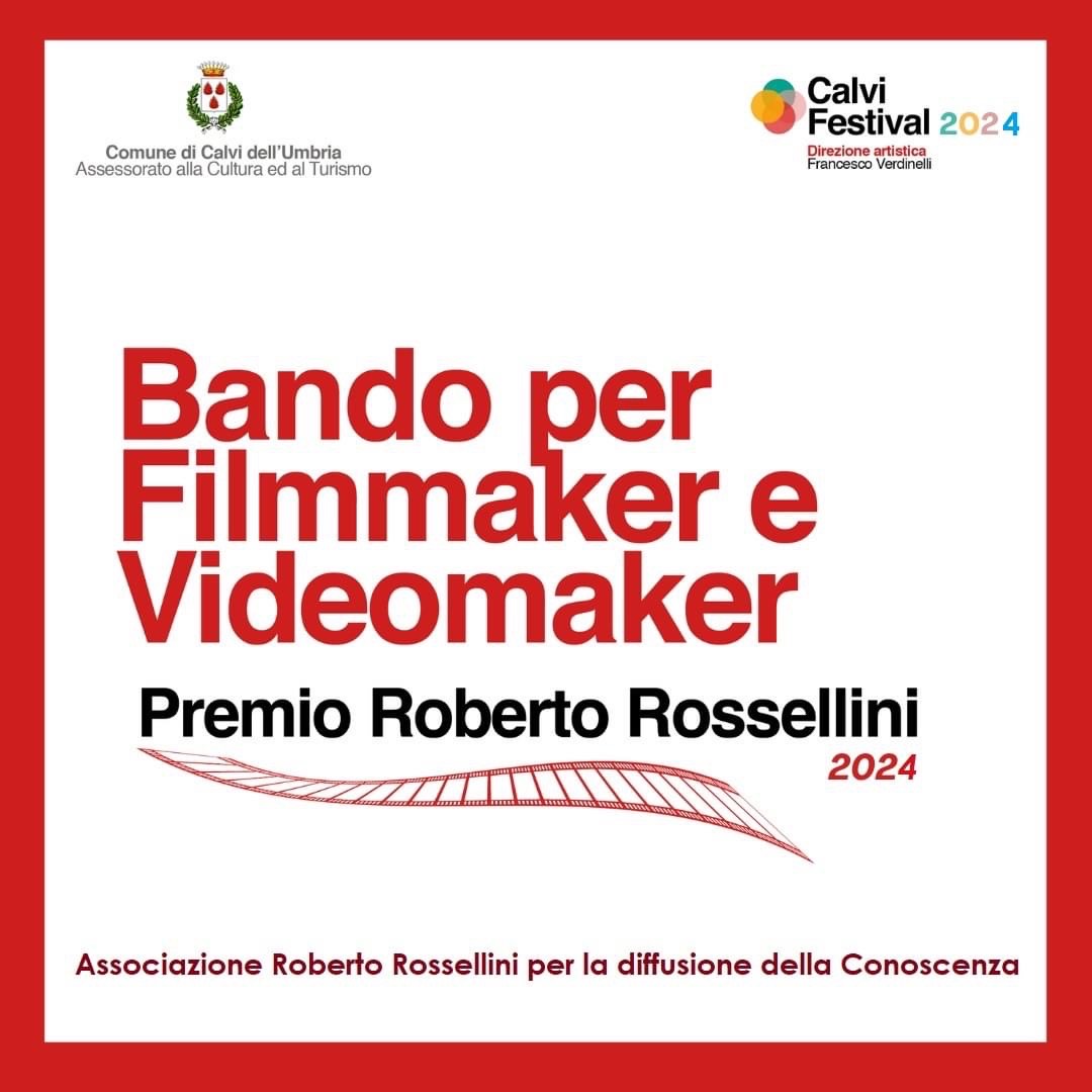 immagine notizia (provincia di terni notizie)  Calvi dell’Umbria, al via la 16esima edizione del Premio Roberto Rossellini dedicato ai cortometraggi